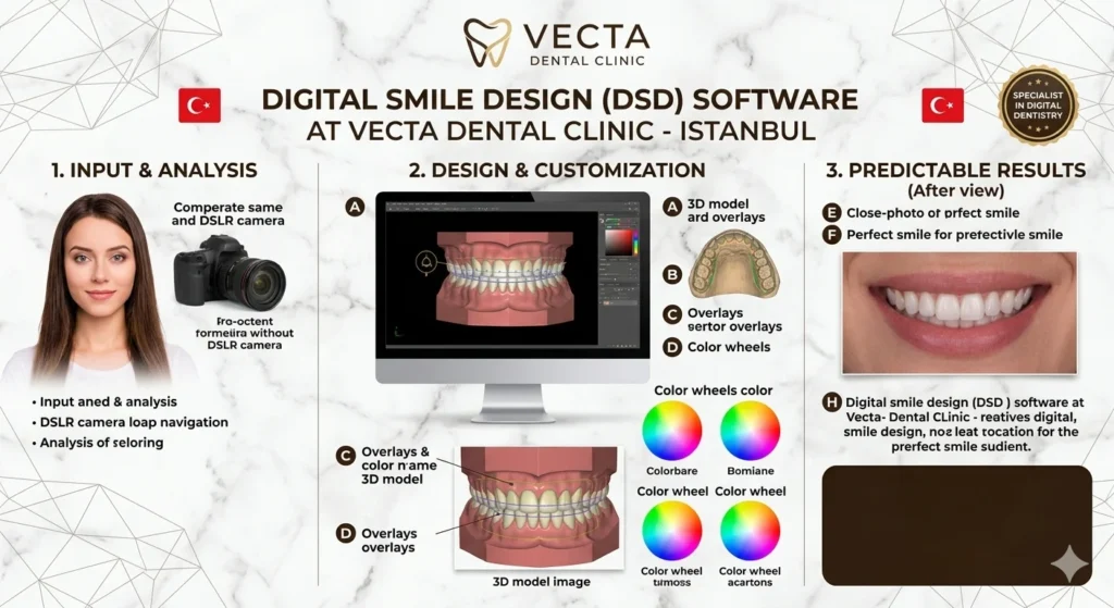 3D intraoral scanner and Digital Smile Design software at Vecta